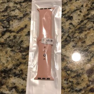 Apple Watch Band Pink Silicone 38mm
